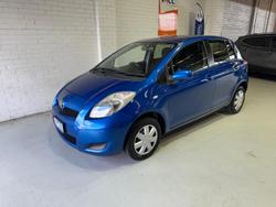 2011 Toyota Yaris YR NCP90R MY11 Carribean Blue
