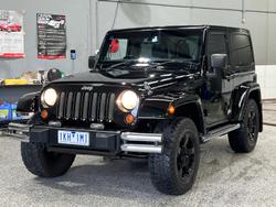 2014 Jeep Wrangler Overland JK MY14 4X4 Dual Range Black