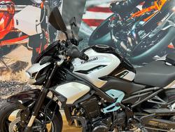 2025 Kawasaki Z900 SUPERNAKED Galaxy Silver / Metallic Spark Black