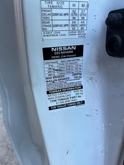 2020 Nissan Navara RX D23 Series 4 4X4 Dual Range Polar White