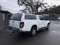 2019 Mitsubishi Triton GLX+ MR MY20 4X4 Dual Range White