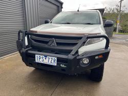 2019 Mitsubishi Triton GLX+ MR MY20 4X4 Dual Range White