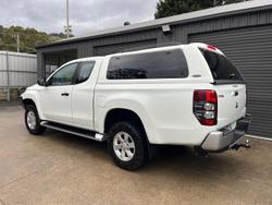 2019 Mitsubishi Triton GLX+ MR MY20 4X4 Dual Range White
