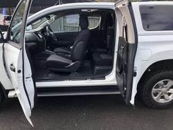 2019 Mitsubishi Triton GLX+ MR MY20 4X4 Dual Range White
