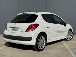 2012 Peugeot 207 Sportium A7 Series II MY12 Bianca White