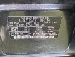 2016 Subaru
XV 2.0i-L