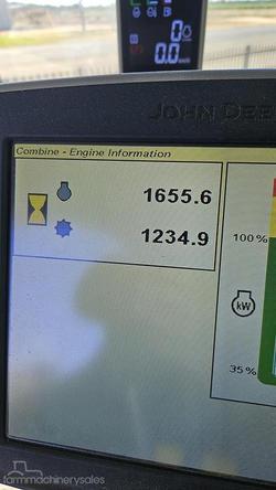 2017 John Deere S680+ 625D Green