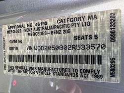 2019 Mercedes-Benz C-Class C200