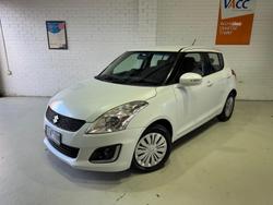 2014 Suzuki Swift GL Navigator FZ MY14 Snow White