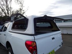 2009 Mitsubishi Triton GLX MN MY10 4X4 Dual Range White