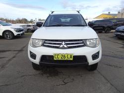 2009 Mitsubishi Triton GLX MN MY10 4X4 Dual Range White