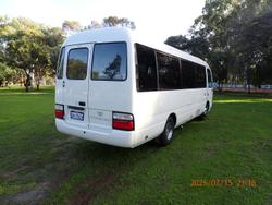 2013 Toyota Coaster Deluxe WHITE