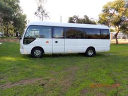2013 Toyota Coaster Deluxe WHITE