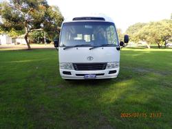 2013 Toyota Coaster Deluxe WHITE