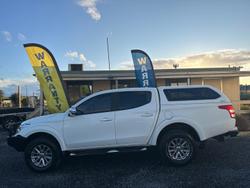 2016 Mitsubishi Triton GLX MQ MY16 4X4 Dual Range White