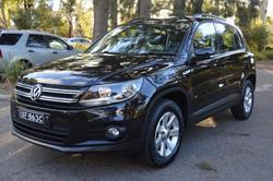 2013 Volkswagen Tiguan 132TSI Pacific 5N MY14 Four Wheel Drive Deep Black