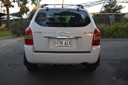 2009 Hyundai Tucson City SX JM MY09 Noble White