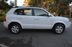 2009 Hyundai Tucson City SX JM MY09 Noble White