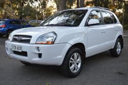 2009 Hyundai Tucson City SX JM MY09 Noble White