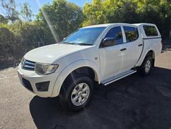 2014 Mitsubishi Triton GLX MN MY15 4x2 White