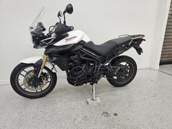 Triumph 2012 Triumph 800cc Tiger TIG800ABS White