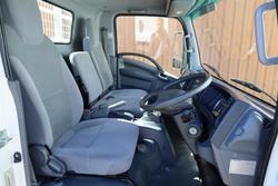 2021 Isuzu N Series NNR 45-150 Steel Tray with Drop Sides White