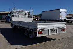 2021 Isuzu N Series NNR 45-150 Steel Tray with Drop Sides White