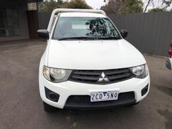 2013 Mitsubishi Triton GL MN MY14 4x2 White