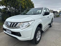 2015 Mitsubishi Triton GLX MQ MY16 4X4 Dual Range White