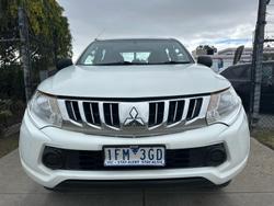 2015 Mitsubishi Triton GLX MQ MY16 4X4 Dual Range White