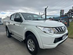 2015 Mitsubishi Triton GLX MQ MY16 4X4 Dual Range White