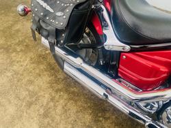 2009 Yamaha XVS650 V-STAR CUSTOM Red