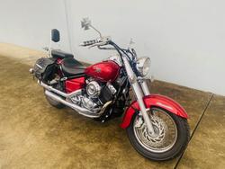 2009 Yamaha XVS650 V-STAR CUSTOM Red