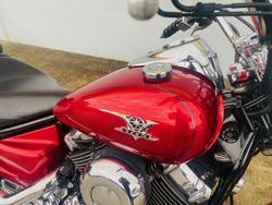 2009 Yamaha XVS650 V-STAR CUSTOM Red
