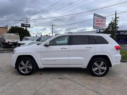 2016 Jeep Grand Cherokee Overland WK MY15 4X4 Dual Range Bright White