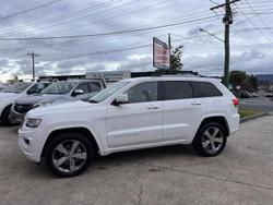 2016 Jeep Grand Cherokee Overland WK MY15 4X4 Dual Range Bright White