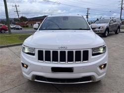 2016 Jeep Grand Cherokee Overland WK MY15 4X4 Dual Range Bright White