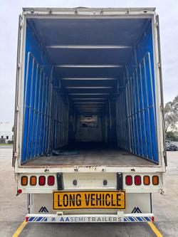 2002 Krueger St3 22 Pallet Sd Refrigerated Curtain Sider