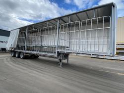 2025 Krueger 34P Drop Deck Mezzanine B Double White