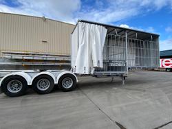 2025 Krueger 34P Drop Deck Mezzanine B Double White