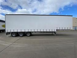 2025 Krueger 34P Drop Deck Mezzanine B Double White