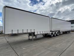 2026 Krueger 34P Drop Deck Mezzanine B Double Combination White