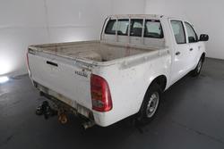 2009 Toyota Hilux Workmate TGN16R MY09 4x2 Glacier White