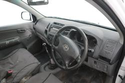 2009 Toyota Hilux Workmate TGN16R MY09 4x2 Glacier White