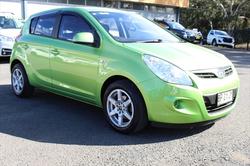 2011 Hyundai i20 Active PB MY12 Electric Green