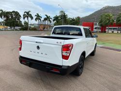 2024 SsangYong Musso Ultimate Q261 MY24 4X4 Dual Range Pearl White