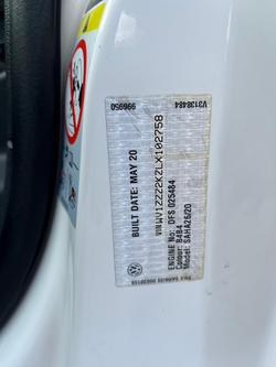 2020 Volkswagen Caddy TDI250 2KN MY20 Candy White