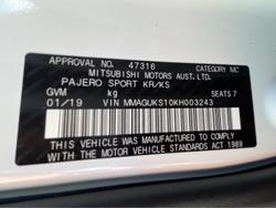 2019 Mitsubishi
                Pajero Sport Black Edition