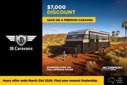 2025 JB Caravans Scorpion Sting Air 19'6 Rear Door