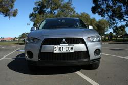 2010 Mitsubishi Outlander LS ZH MY11 4X4 On Demand Cool Silver